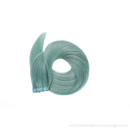 Popular Healthy bouncy texture Silky straight remy human color hair extensions for woman tape in hair extensions tape weft hair